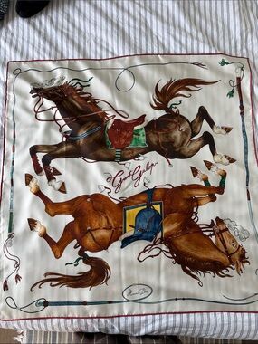 Hermes Grand Galop Silk Scarf 90